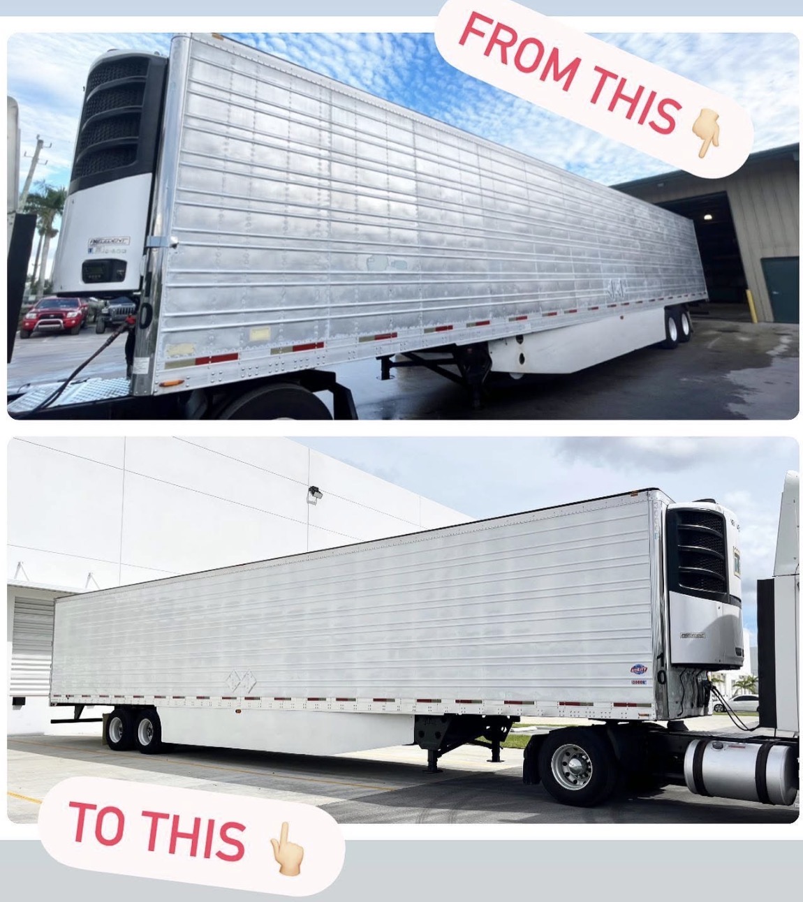 Reefer Trailer — Before Restoration